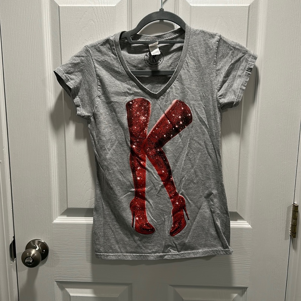 Kinky Boots Gray Broadway Merch T-Shirt, Size S